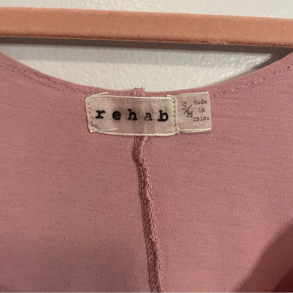 Rehab Tank Top Mauve Size S/M - Picture 2 of 4